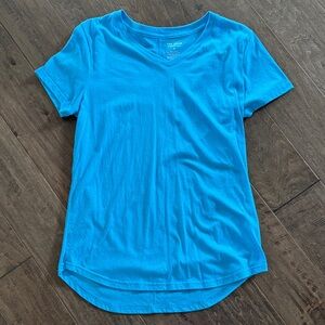 Tek Gear Vivid Blue V-Neck Short Sleeve Tee